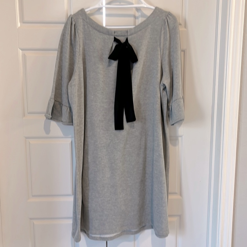 ModCloth knee length dress. Bow in back